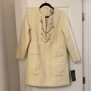 Tuckernuck Cream Long Sleeve Dress